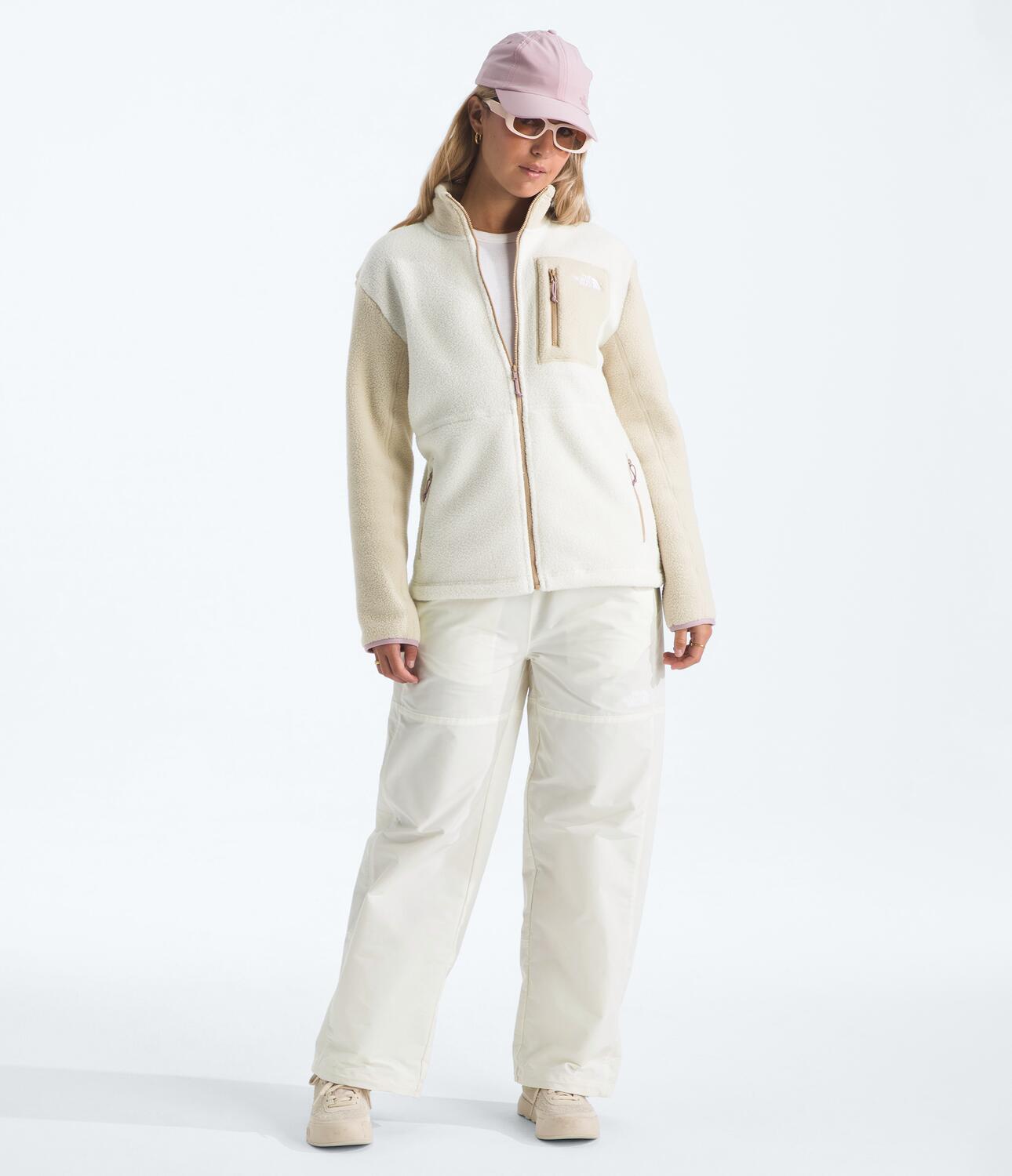 Chompa Polar Yumiori Full Zip Blanco Mujer The North Face