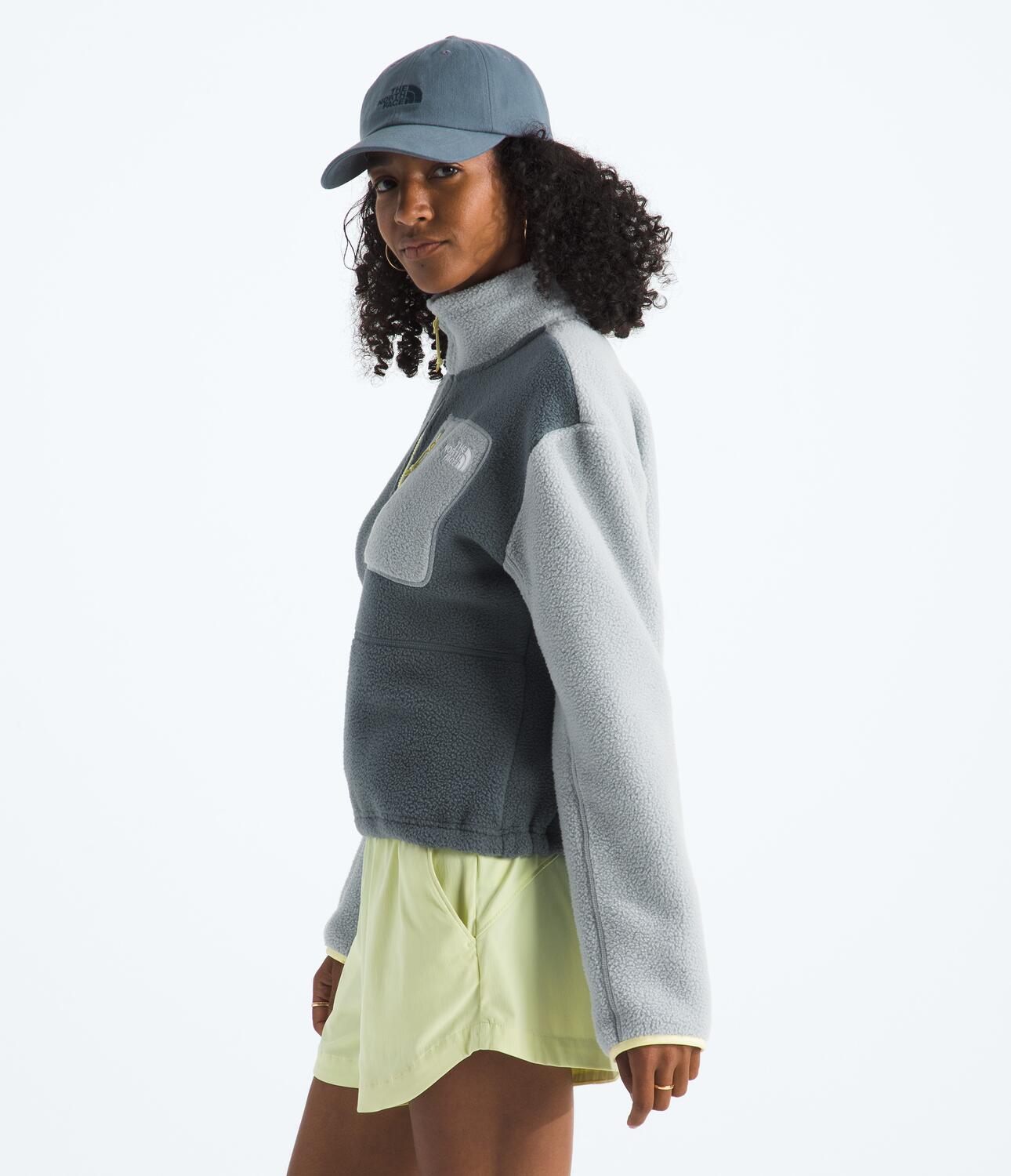 Buzo Polar Yumiori 1/4 Zip Gris Mujer The North Face