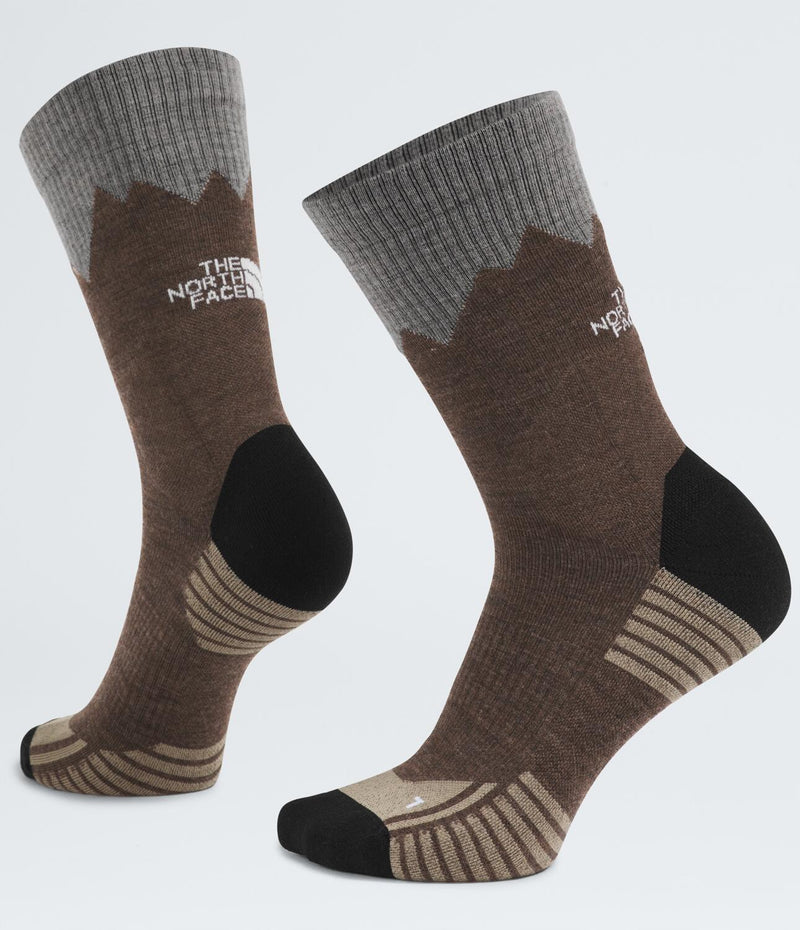 Medias Mountain Hiking Crew Sock Café Unisex The North Face - imagen 1