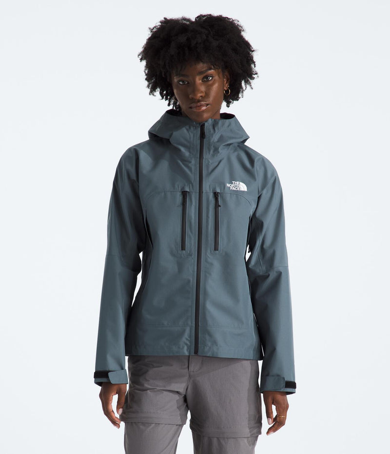 Chompa Rompevientos Pasayten Jacket Valley View Gris Mujer The North Face