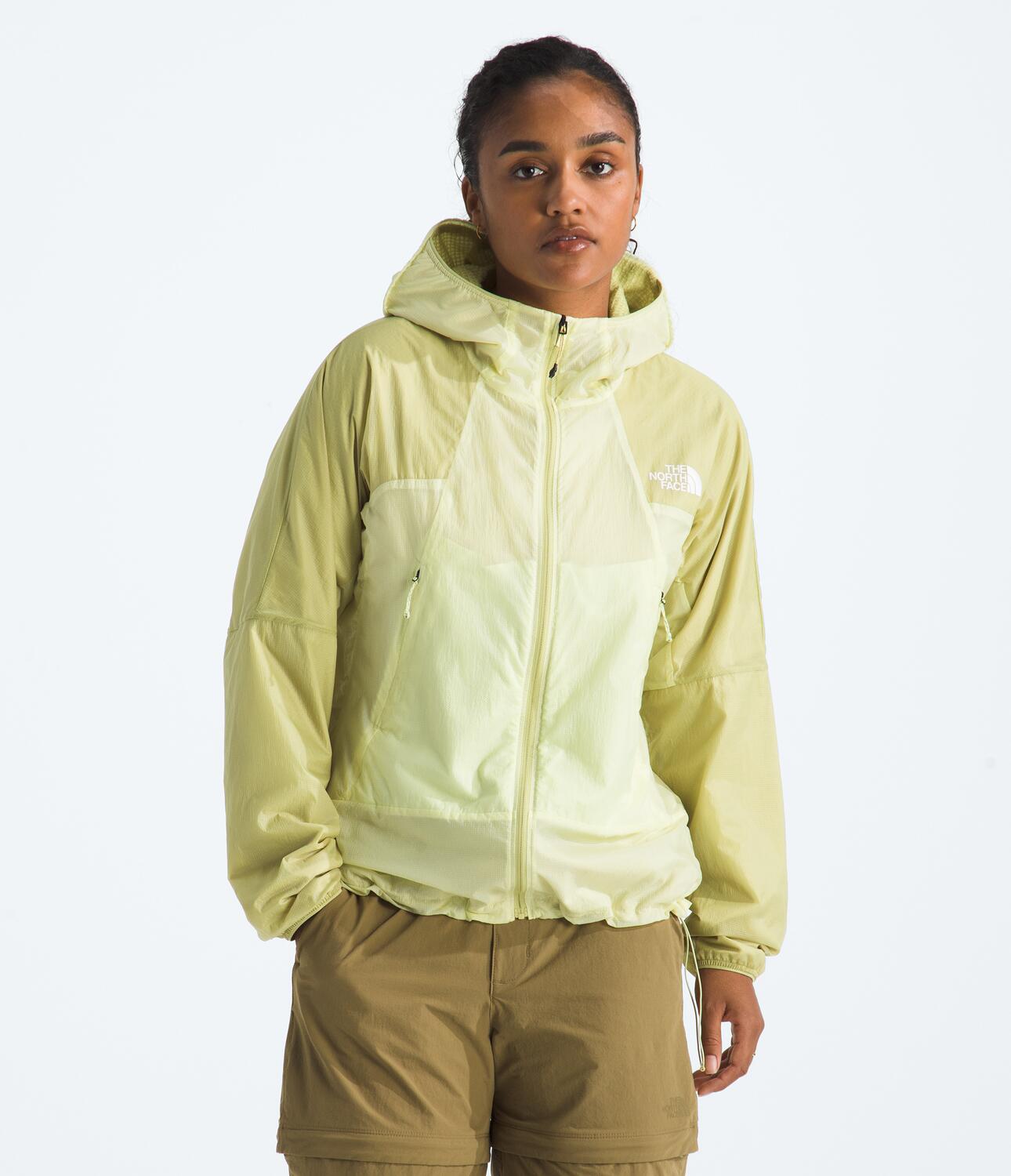 Chompa Rompevientos Ridgelite Futurefleece Wind Jacket Amarillo Mujer The North Face