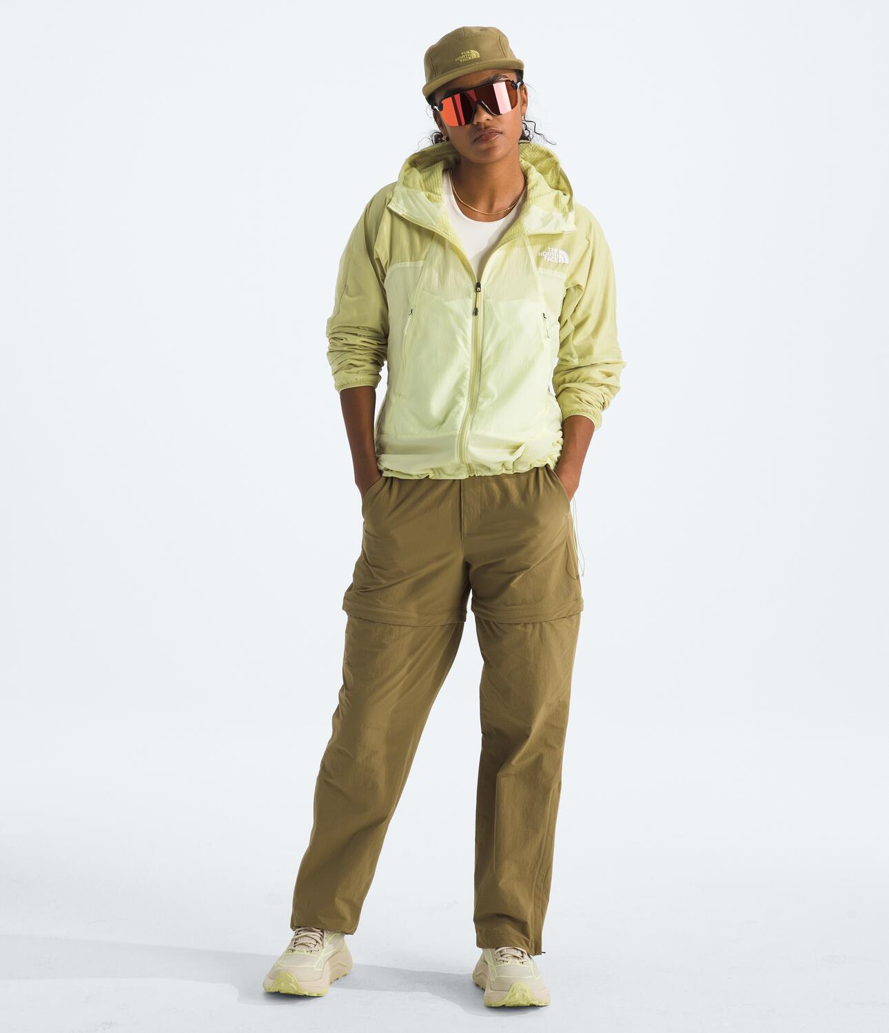 Chompa Rompevientos Ridgelite Futurefleece Wind Jacket Amarillo Mujer The North Face