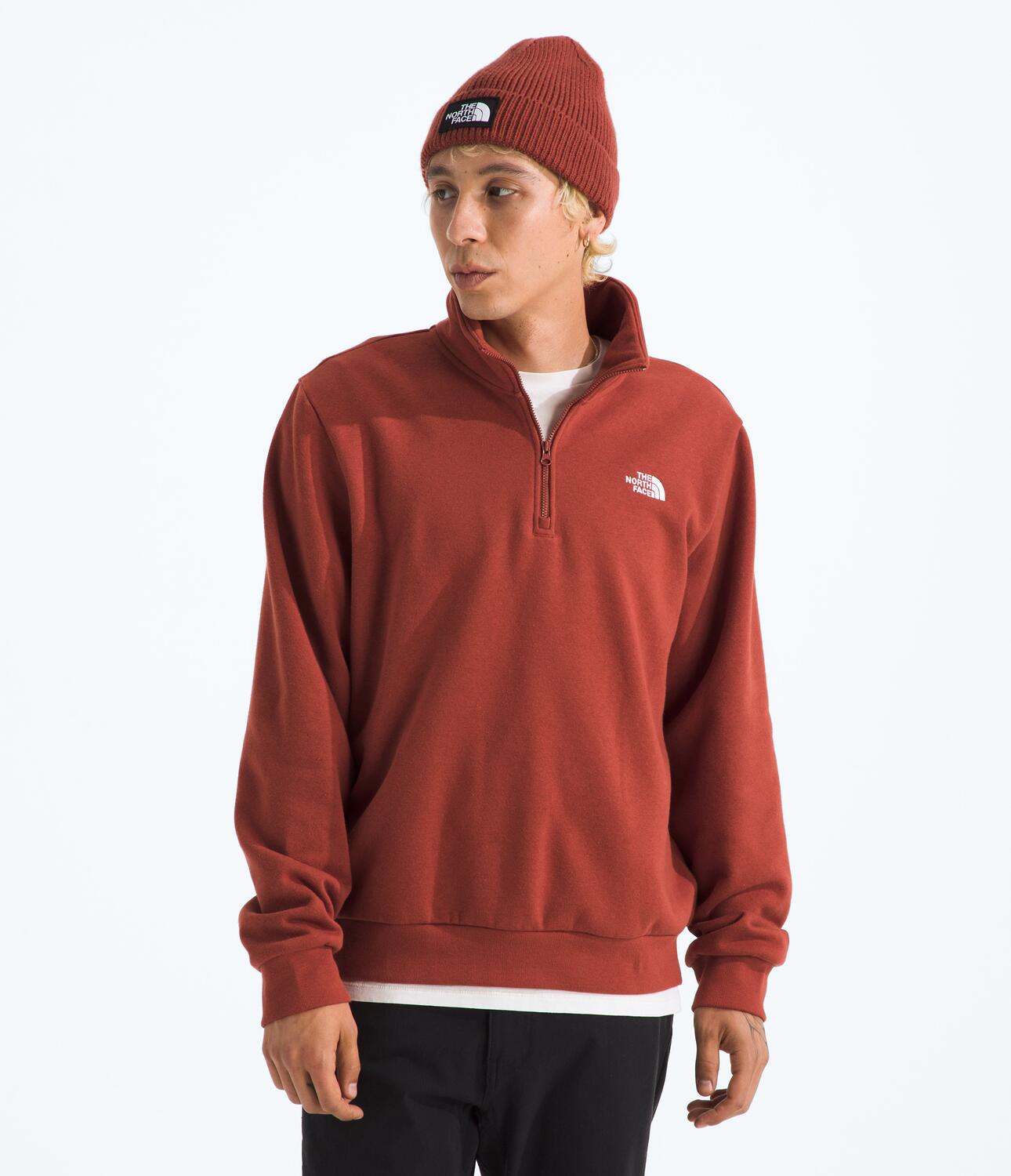 Buzo Evolution Simple Dome 1/4 Zip Rojo Hombre The North Face