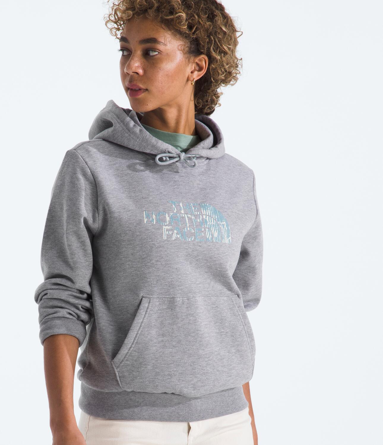 Buzo Evolution Regenerative Ink Half Dome Hoodie Graphic Gris Mujer The North Face - imagen 1