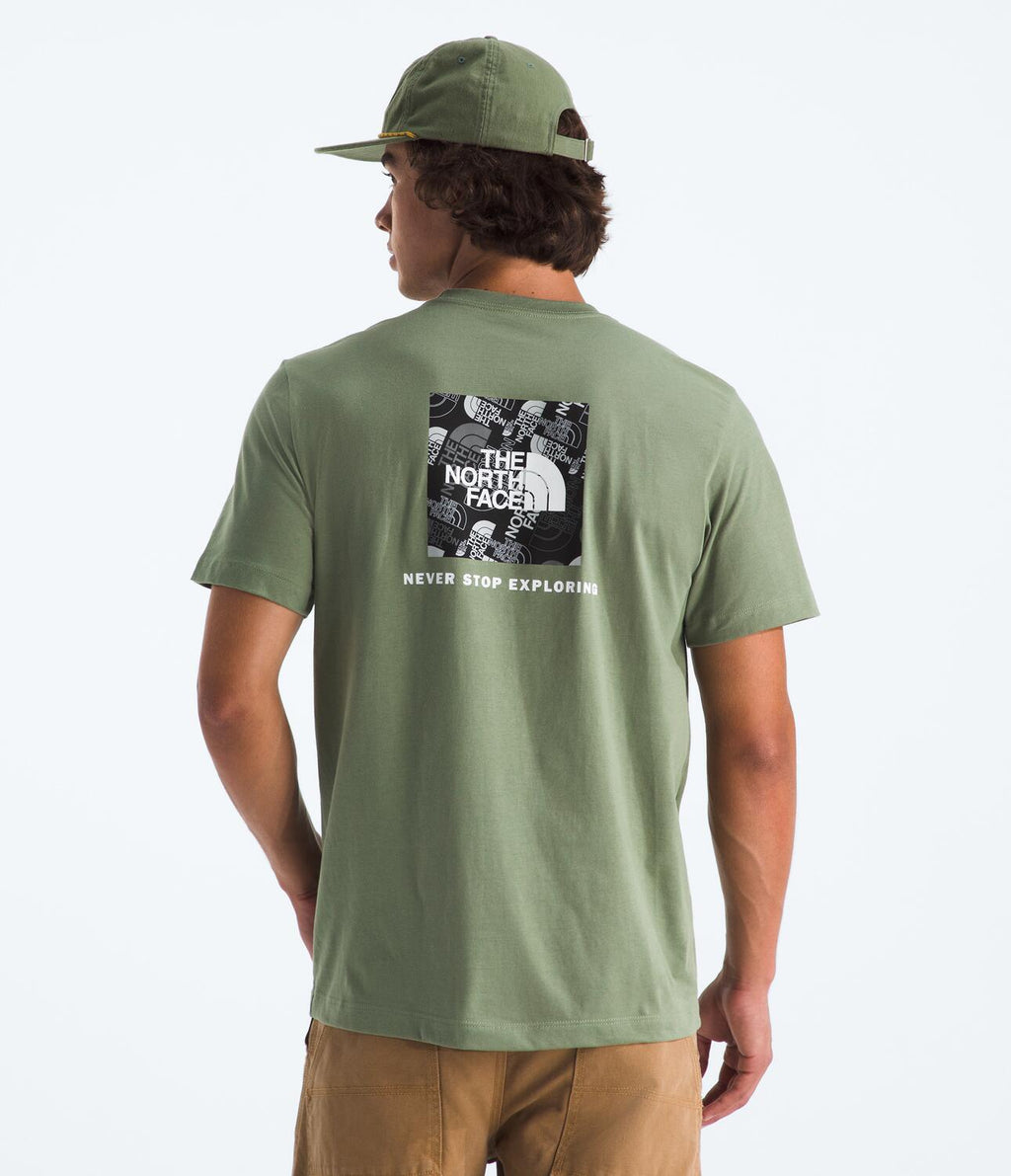 Camiseta Evolution Box Toss Fill Short Sleeve Tee-Graphic Verde Hombre The North Face