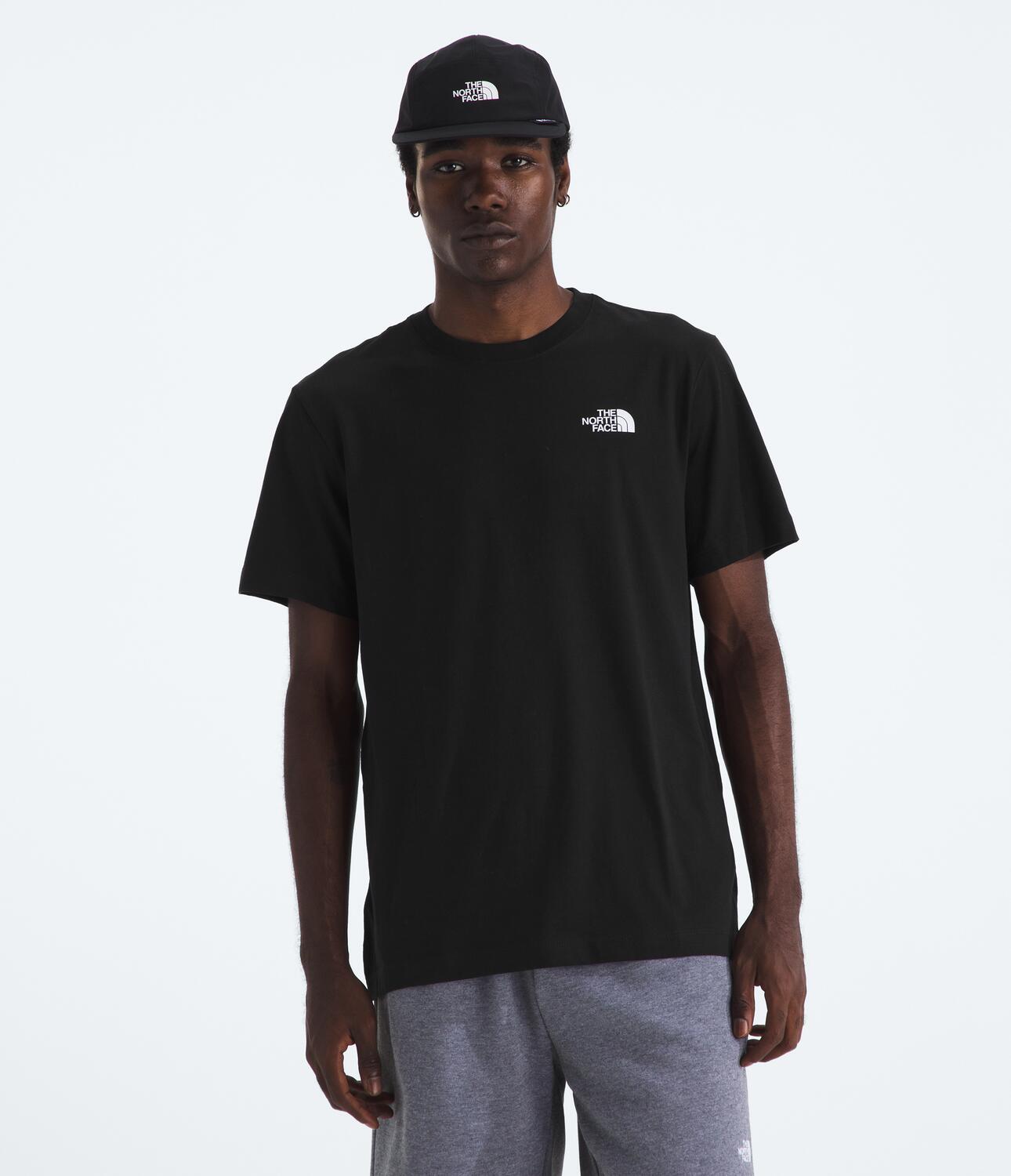 Camiseta Evolution Box Toss Fill Short Sleeve Tee-Graphic Negra Hombre The North Face