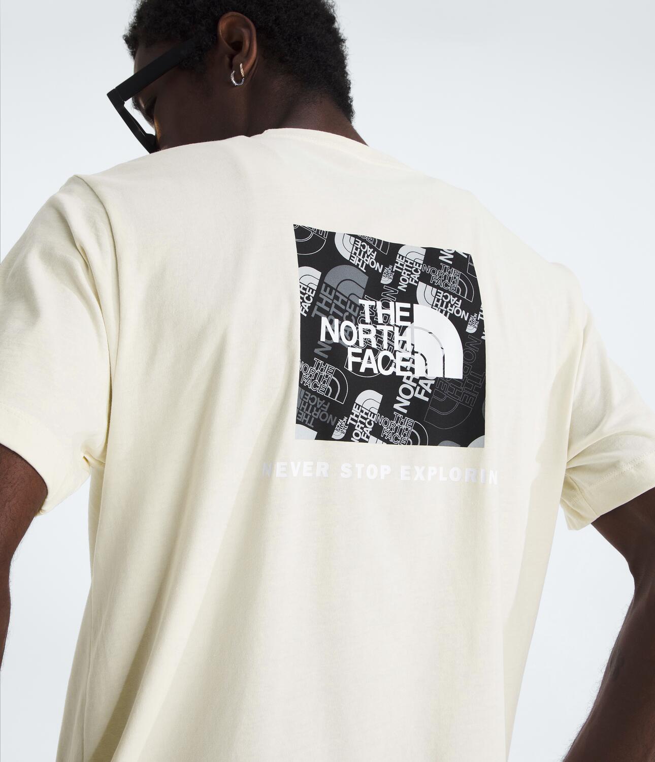 Camiseta Evolution Box Toss Fill Short Sleeve Tee-Graphic Blanca Hombre The North Face