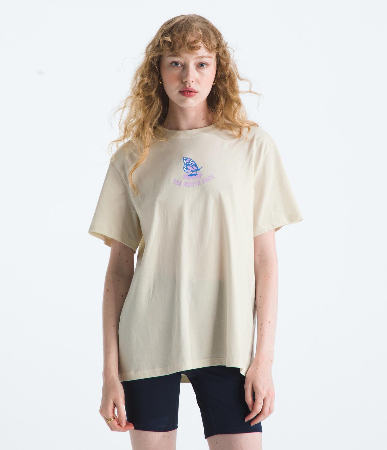 Camiseta Evolution Butterfly Short Sleeve Tee -Graphic Blanca Mujer The North Face