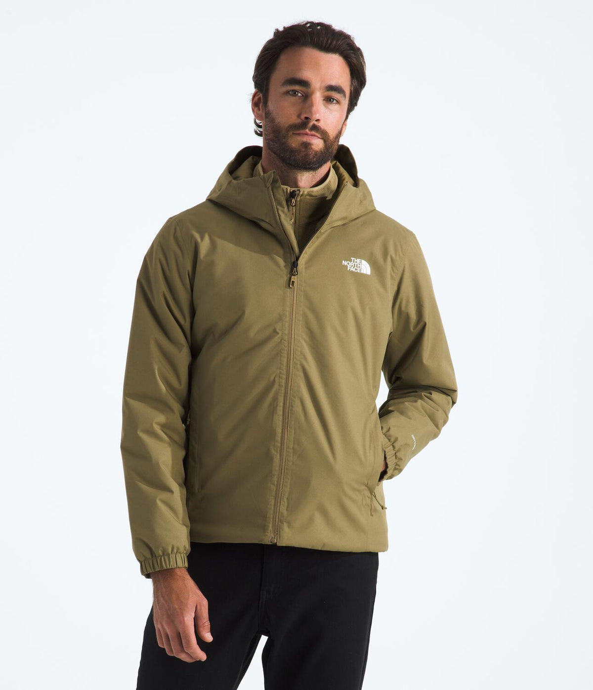 Chompa Impermeable Quest Mono Ins Jacket Beige Hombre The North Face