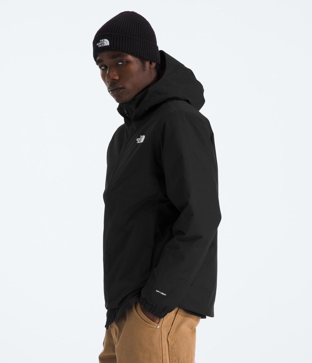 Chompa Impermeable Quest Mono Ins Jacket Negro Hombre The North Face