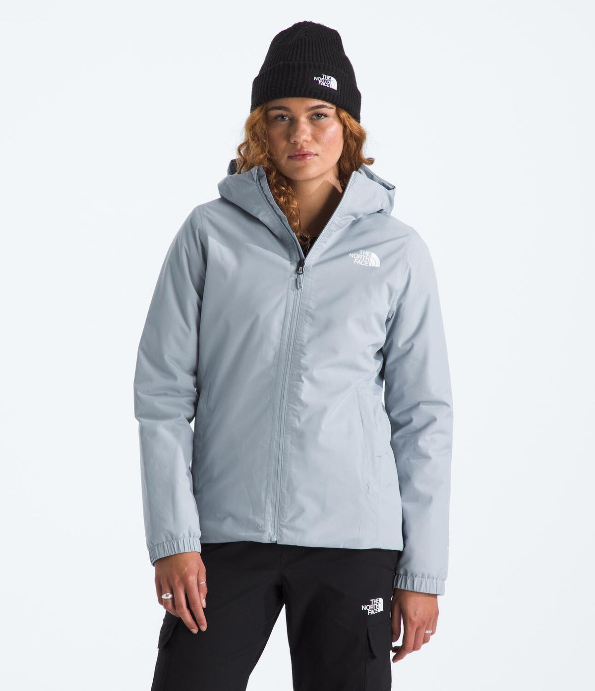 Chompa Impermeable Quest Mono Ins Jacket Gris Mujer The North Face
