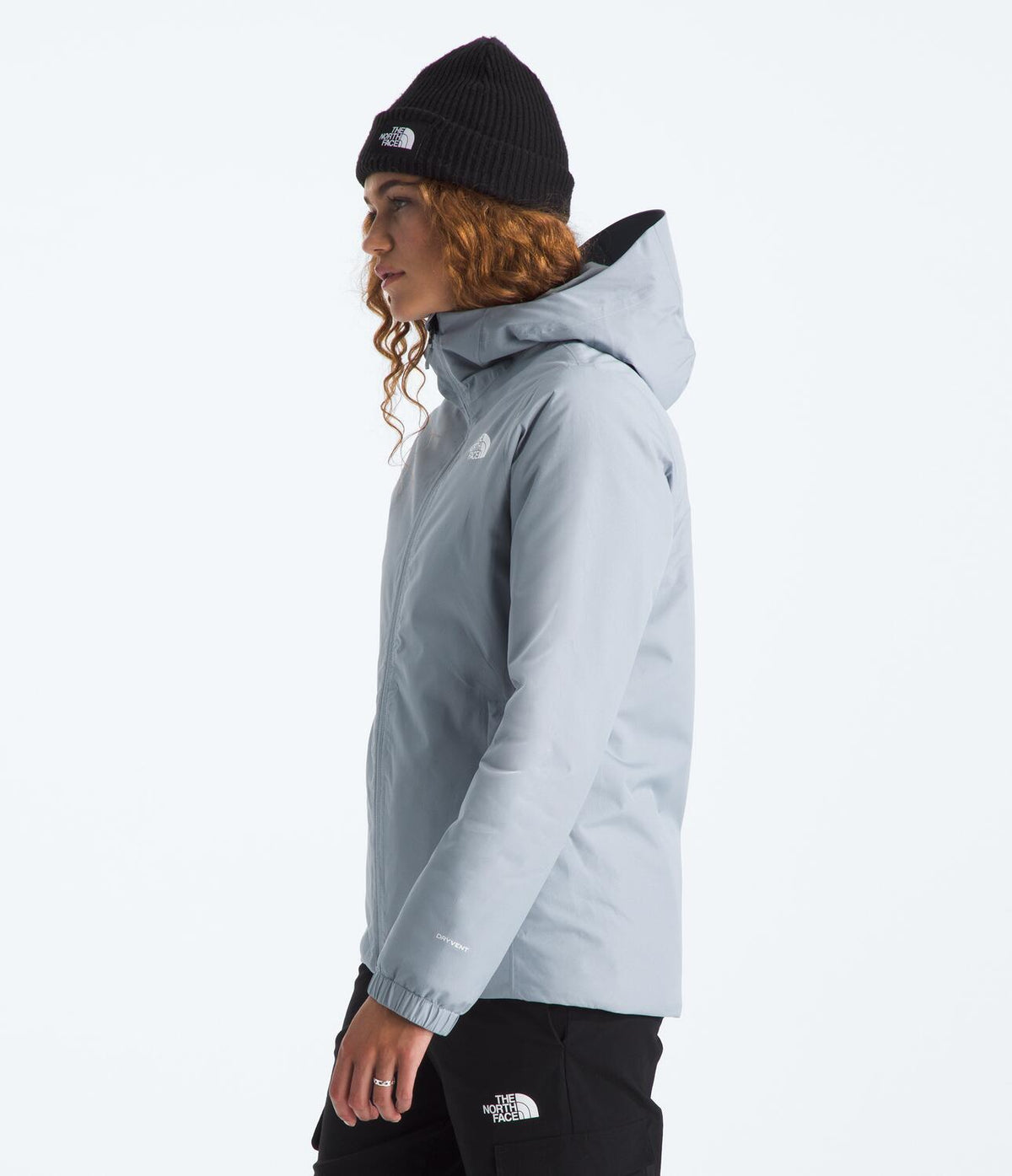 Chompa Impermeable Quest Mono Ins Jacket Gris Mujer The North Face