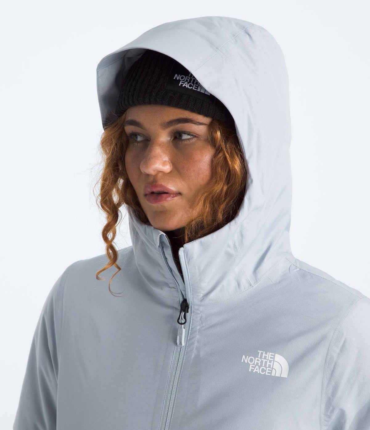Chompa Impermeable Quest Mono Ins Jacket Gris Mujer The North Face