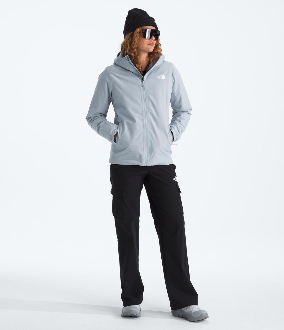 Chompa Impermeable Quest Mono Ins Jacket Gris Mujer The North Face