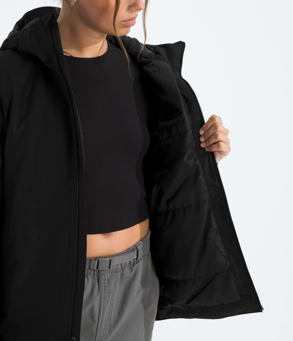 Chompa Impermeable Quest Mono Ins Jacket Negro Mujer The North Face