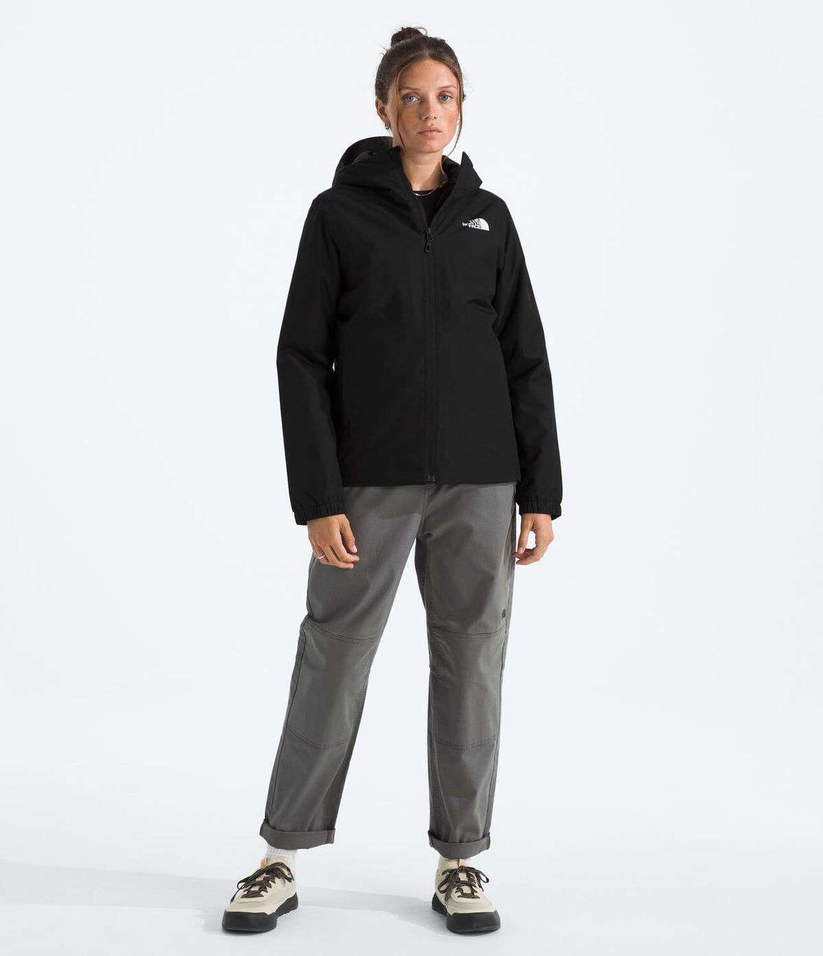 Chompa Impermeable Quest Mono Ins Jacket Negro Mujer The North Face