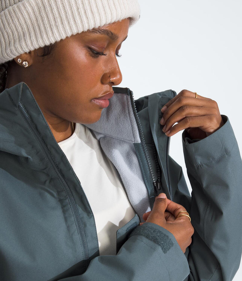 Chompa 3 en 1 Quest Mono Triclimate Gris Mujer The North Face