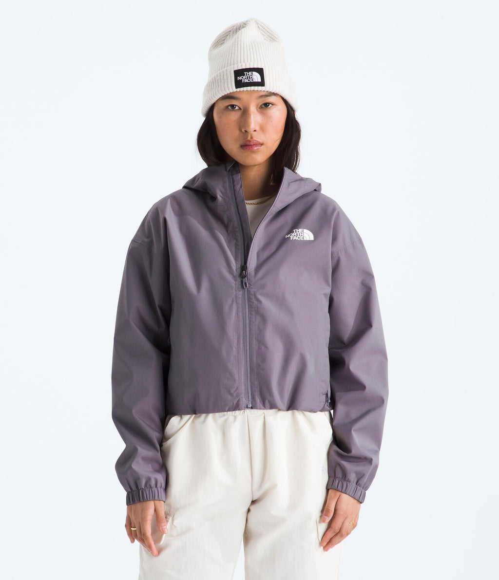 Chompa Impermeable Quest Mono Cropped Jacket Morado Mujer The North Face