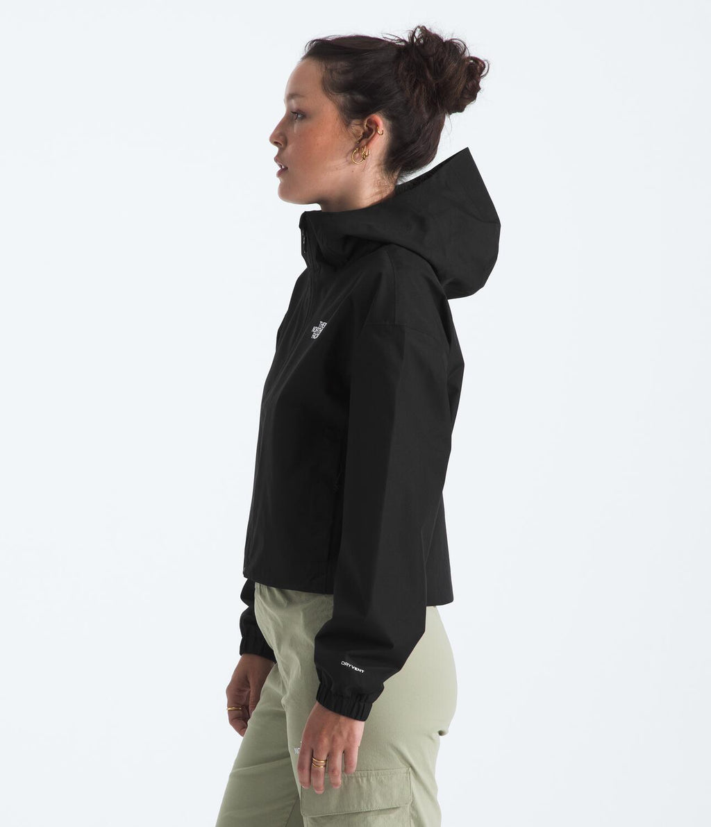 Chompa Impermeable Quest Mono Cropped Jacket Negro Mujer The North Face