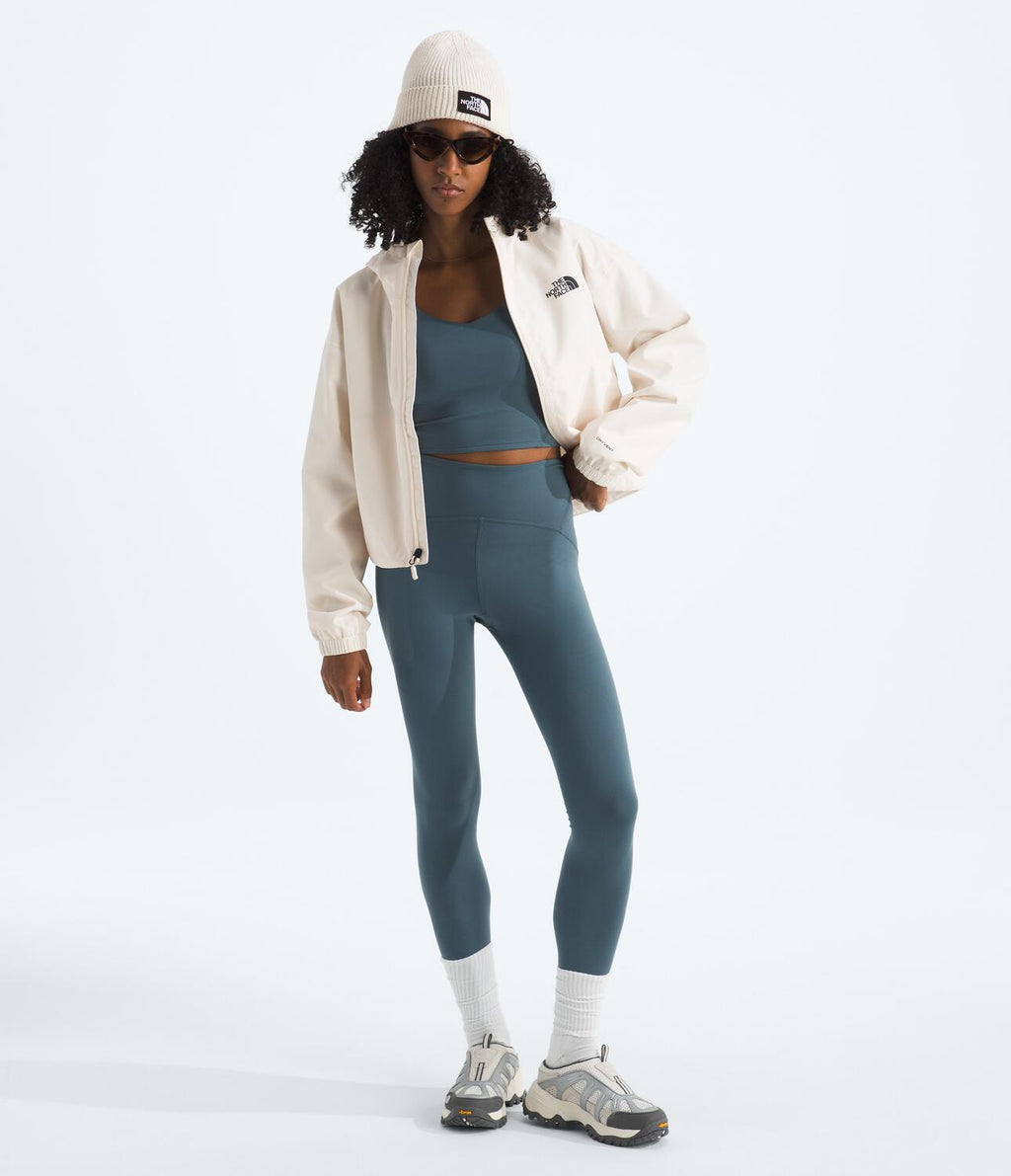 Chompa Impermeable Quest Mono Cropped Jacket Blanco Mujer The North Face