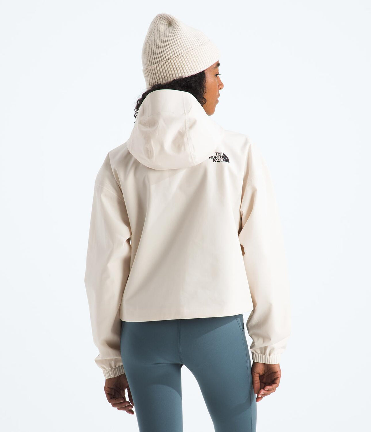 Chompa Impermeable Quest Mono Cropped Jacket Blanco Mujer The North Face