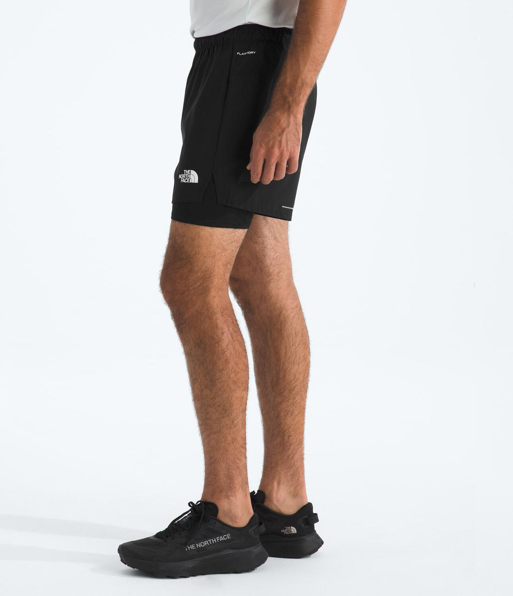 Pantaloneta Lightbright 2In1 Short 5In Negra Hombre The North Face