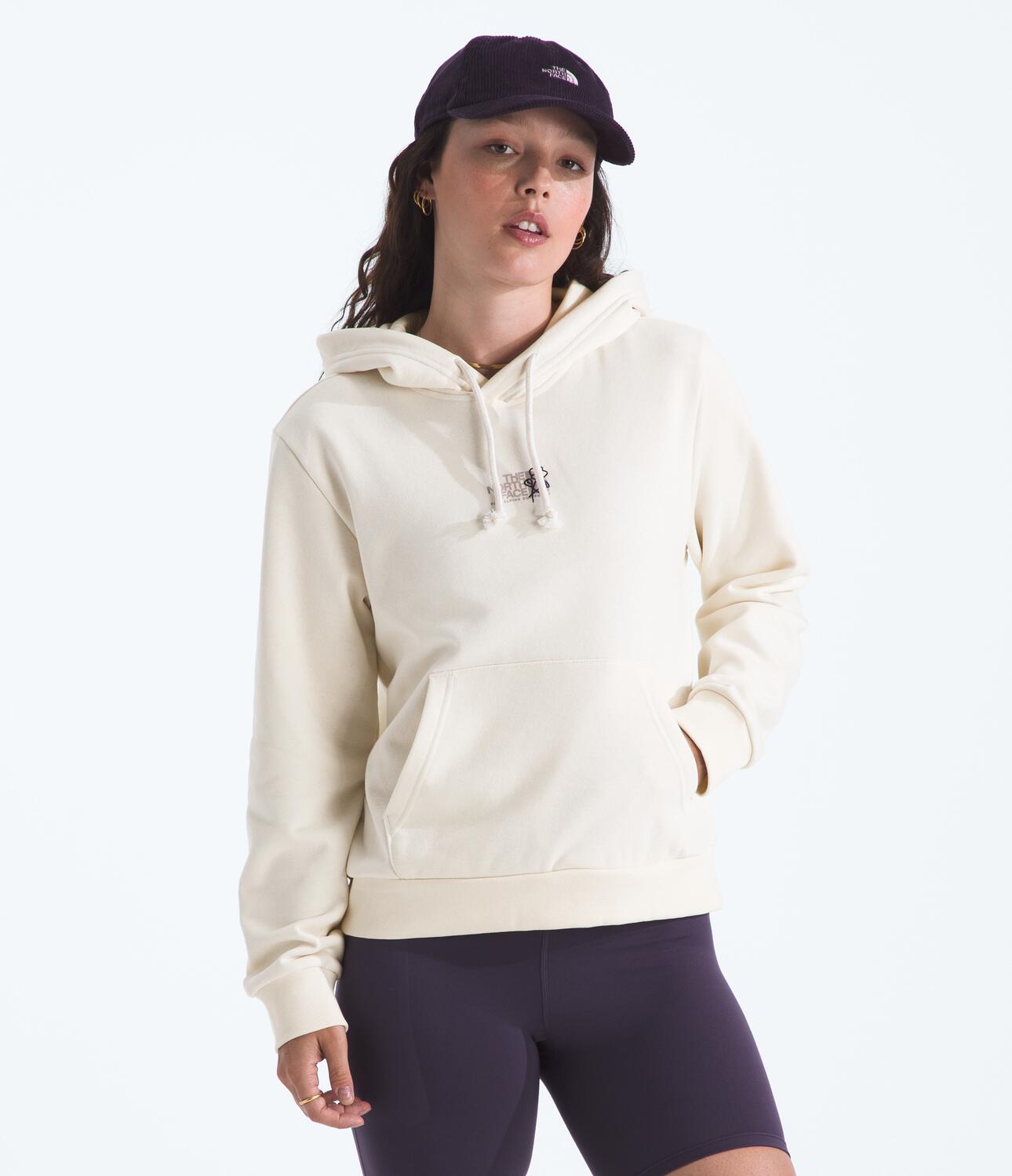Buzo Evolution Midnight Ember Hoodie Graphic Blanco Mujer The North Face