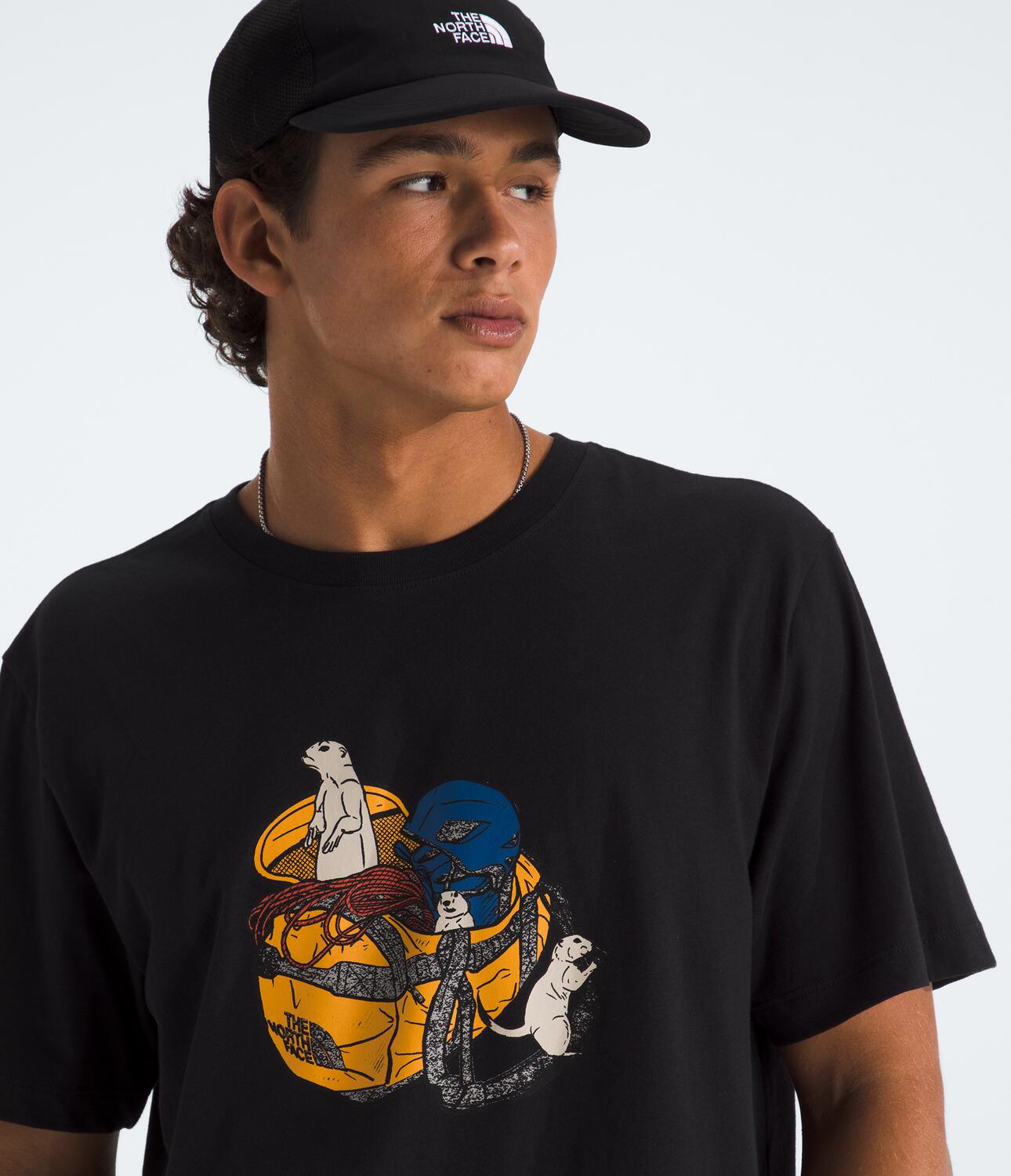 Camiseta Evolution Woodland Wanderer Short Sleeve Tee Negra Hombre The North Face
