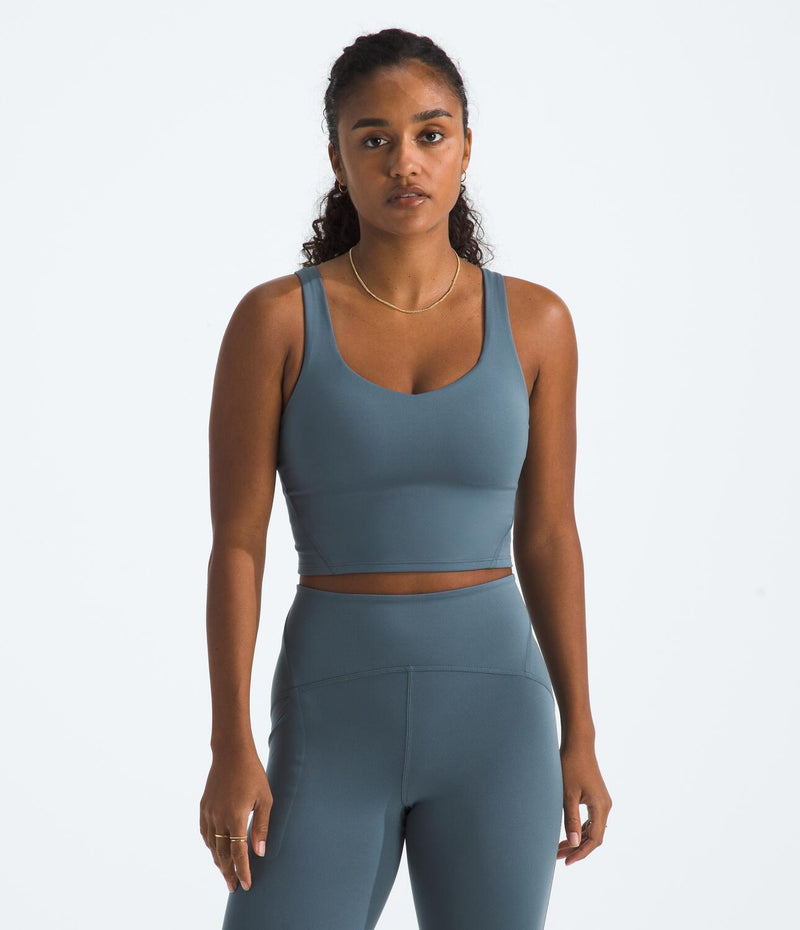Top Jaida Long Line Bra Gris Mujer The North Face