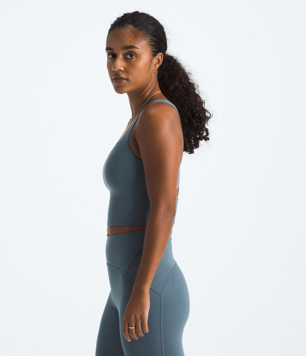Top Jaida Long Line Bra Gris Mujer The North Face