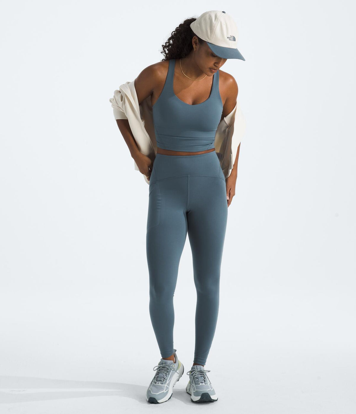 Top Jaida Long Line Bra Gris Mujer The North Face