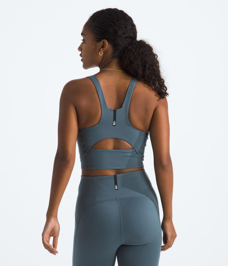Top Jaida Long Line Bra Gris Mujer The North Face