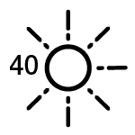 UPF FACTOR ULTRAVIOLETA 40
