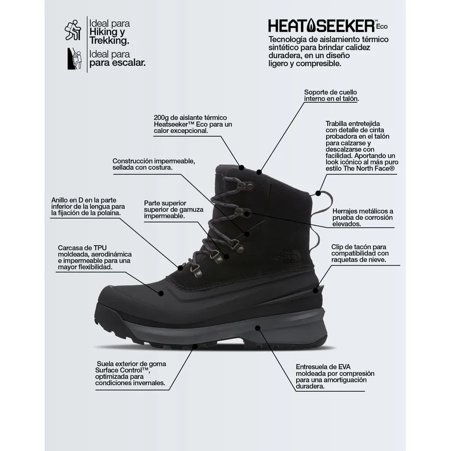 Botas Chilkat V Lace Wp Negros Hombre The North Face - imagen 6