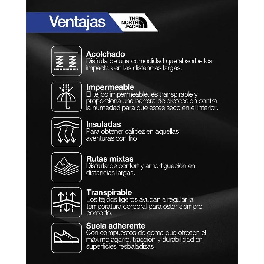 Botas Chilkat V Lace Wp Negros Hombre The North Face - imagen 5